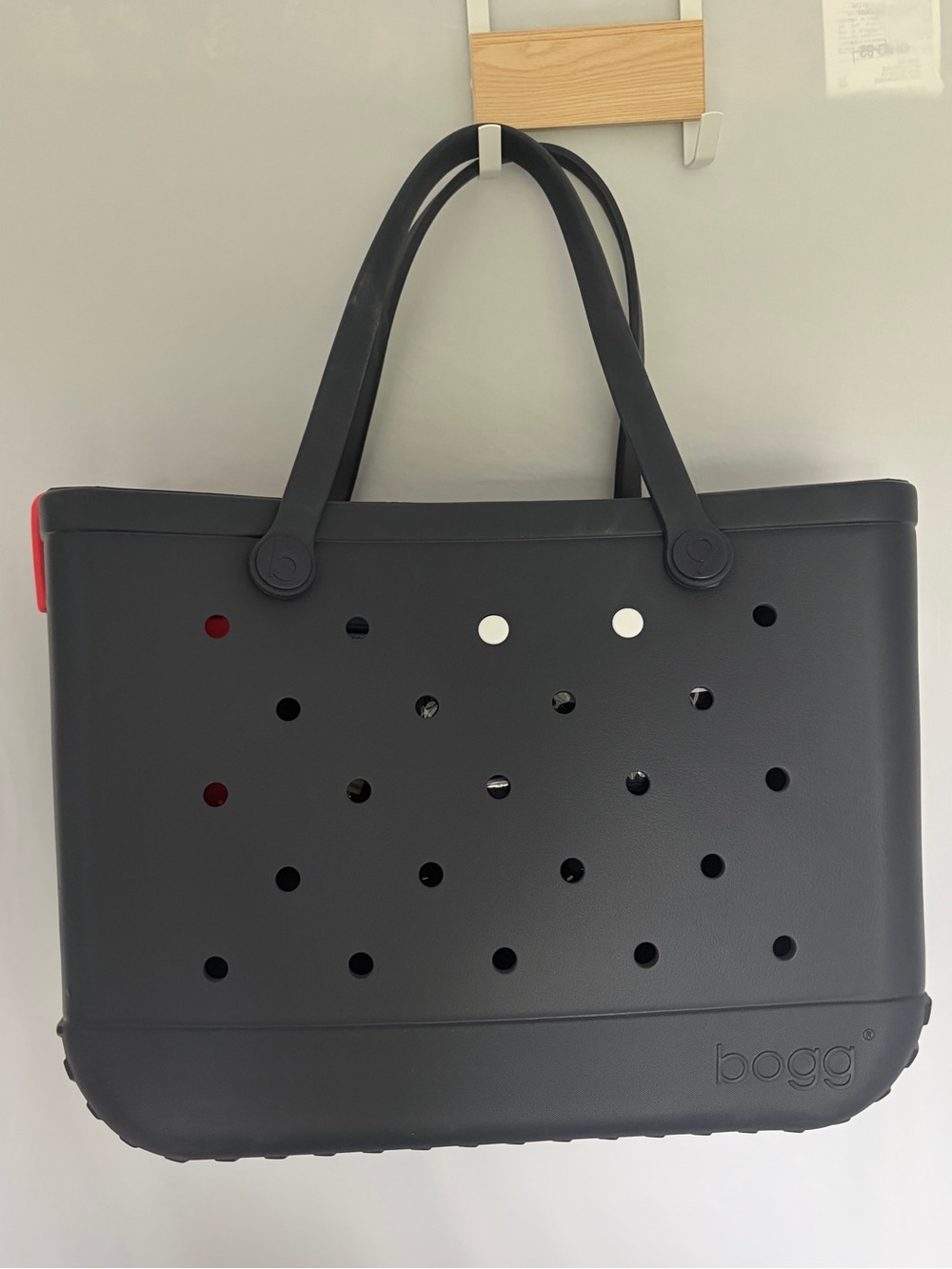 Bogg Bag Original Large Tote Navy w/ Zip Pouches and Cup Holder